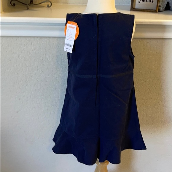 Girl Navy Blue Dress - Picture 3 of 3